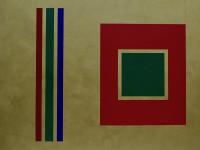 Freddy Rodríguez, My Gold History 1, acrílico sobre tela, 107 x 132 cms. 2019